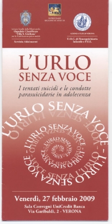 L'URLO SENZA VOCE. I tentati suicidi e le condotte parasuicidarie in adolescenza