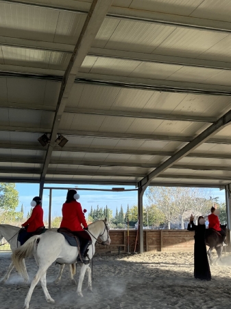 Ragazze e ragazzi del Caf a Fieracavalli dicono «No alla violenza sulle donne»